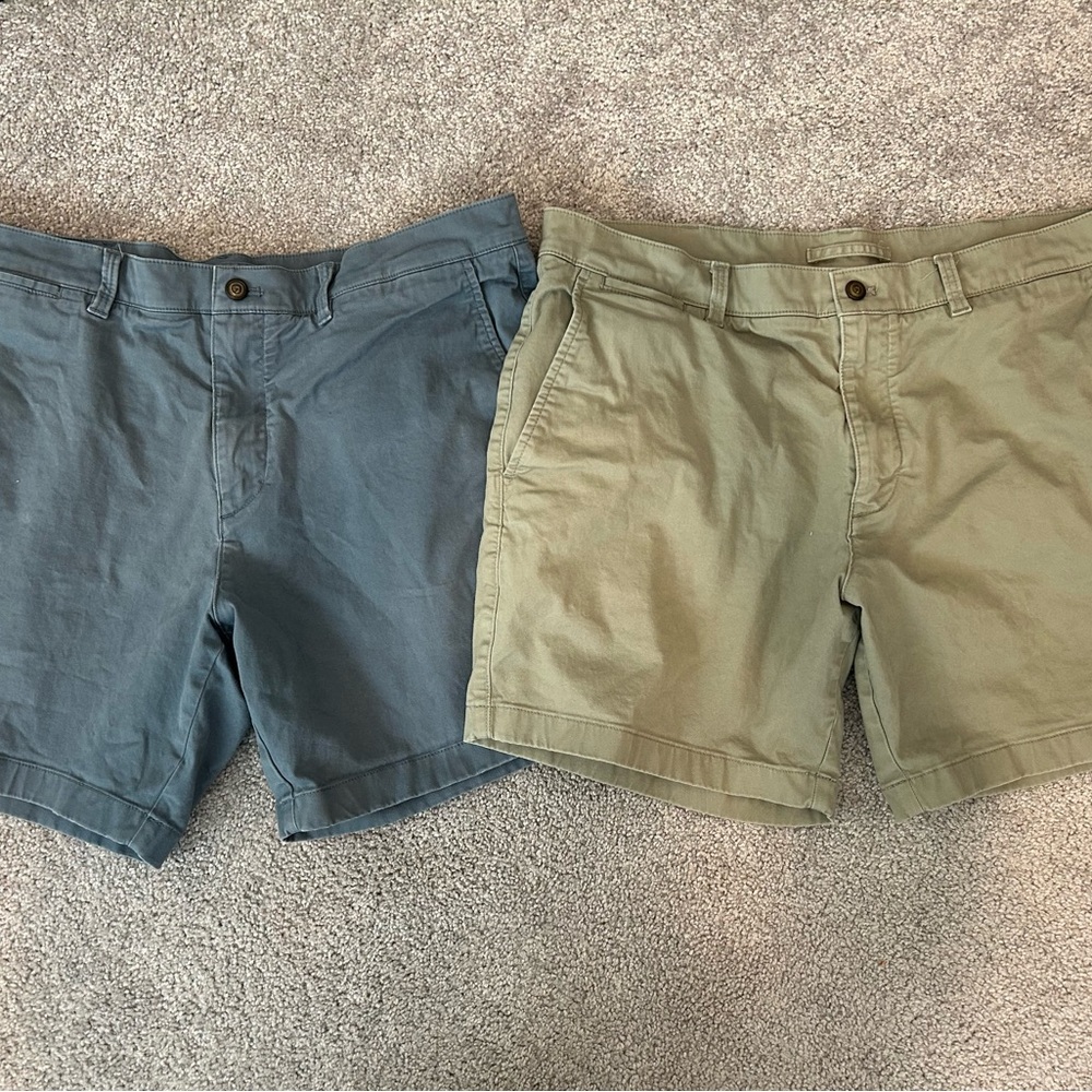 (2) Duck Head Men’s 7” Shorts Size 36